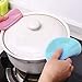 Silicone Sponge,Huitomo Food-Grade Silicone Non Stick Dishwashing Cleaning Brush Multipurpose Antibacterial Silicone Dishwashing Scrub Scrubber for Washing Pot, Pan, Fruit and Vegetable