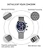 YISUYA Shark MESH 22MM Full Stainless Steel Watch Band Heavy Duty Diving Dive Watch Strap
