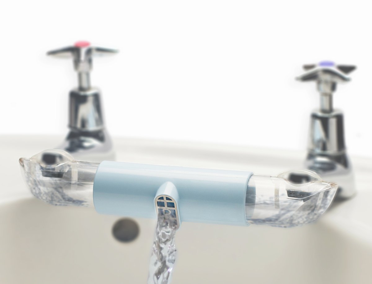 RETROMIXER water saving mixer / adaptor for sinks with separate taps