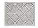 Aerostar 20x23x1 MERV 8 Pleated Air Filter, AC Furnace Air Filter, 6 Pack (Actual Size: 19 7/8