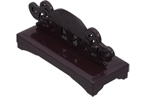 UPKOCH Folding Fan Stand Wooden Display Holder Small Sturdy Fan Easel Desktop Decorative Accent for Home