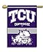 NCAA TCU Horned Frogs 2-Sided 28-by-40 inch House Banner With Pole Sleeve