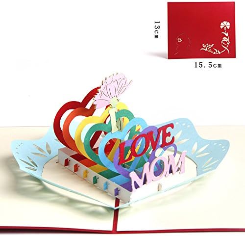 Paper Spiritz ポップアップカード誕生日 母の日カード 結婚記念カード 祝賀カード 感謝カード グリーティングカード サンキューカード 3d ポップアップカード すべての機会 ペット用品 B07bxxrppk 新作製品 ビューティー 世界最高品質人気 ホビー 正規品送料無料 100