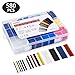 Heat Shrink Tubing, Tabiger 580pcs Electrical Shrink Wrap Insulation Tubes, 2:1 Shrinkage Ratio Shrink Tube, 7 Colors 11 Sizes Wire Wrap Cable Sleeve Sets in Storage Box