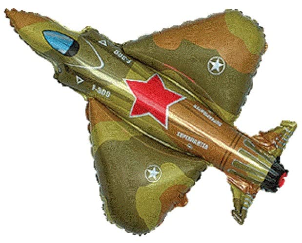 Military Superfighter Jet fighter army 36" Foil Balloon