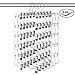 USTECH 5 Pack - 6 Tier Skirt Hangers, Closet Space Saver with Clips for Pants, Shorts, Skirts, Leggings
