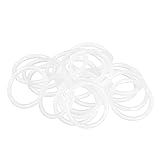 uxcell Silicone O-Ring, 30mm OD, 24mm ID, 3mm