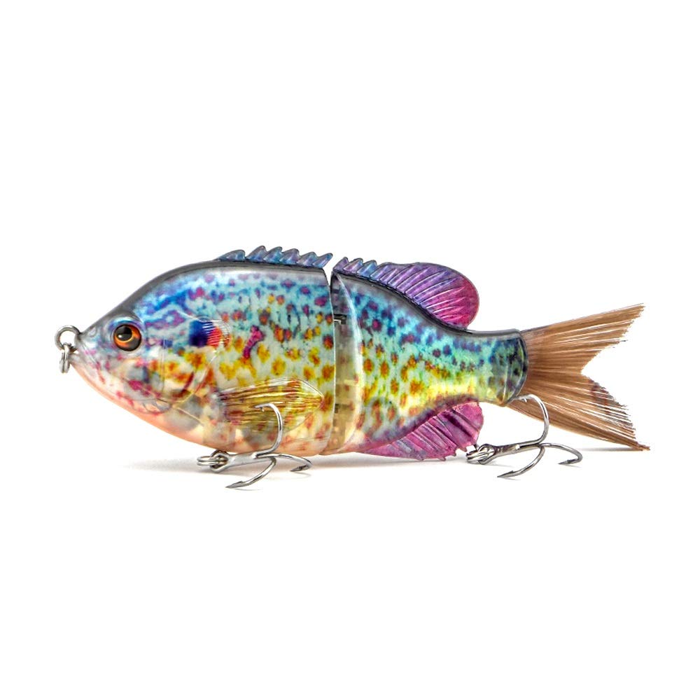ods lure Bluegill Glide Bait Topwater Fishing Lure Floating Swimbait for Bass Trout Perch Pike Walleye Fishing (B)