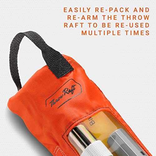 ThrowRaft TD2401 Type IV Inflatable Throwable PFD Flotation Device, USCG Approved - Thumbnail 3