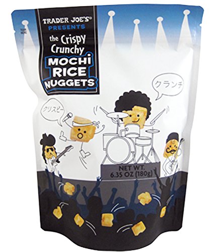 Trader Joe's New The Crispy Crunchy Mochi Rice Nuggets 6.35oz (1 Pack)