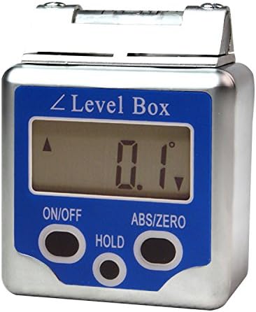 Digital ∠Level Box 0~360°(+/-180°) Angle Gauge Meter Protractor Bevel Box Inclinometer with strong disk magnets/Level Bubble