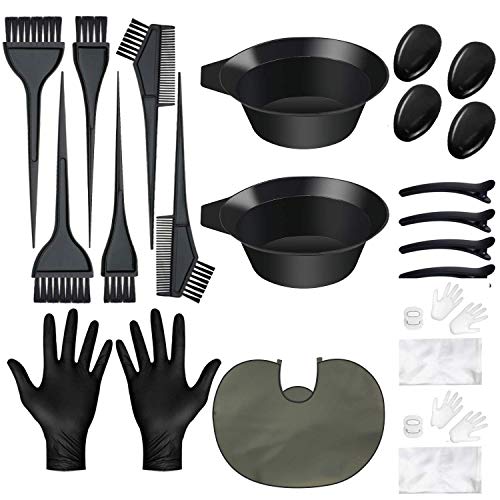 25 Piece Hair Dye Coloring Kit, DIY Professional Salon Hair Color
