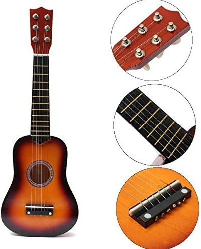 21 Inch Practice Acoustic Ukulele 6 String Mini Guitar Toys For Children