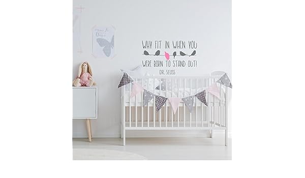 Amazon Com Why Fit In When You Were Born To Stand Out Dr Seuss