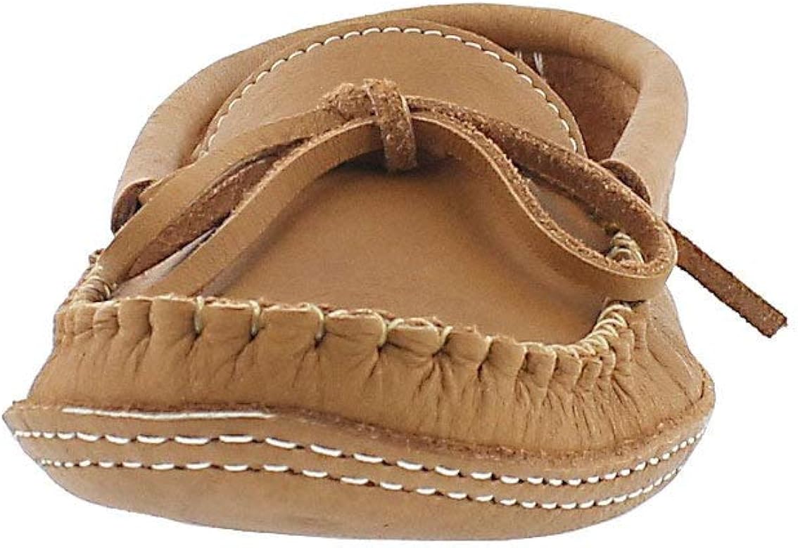mens unlined moccasin slippers