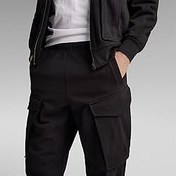 G-STAR Raw Men's Rovic Sweat Pant,Dark Black,L