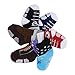 Pro1rise 6 Pairs Toddler Baby Boys Antislip Skid Sneakers Shoe Socks Age 12-24 Months
