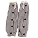 FEITONG Baby Kids Toddlers Girls Crochet Knitted Lace Boot Cuffs Toppers Leg Warmer Socks (Gray)