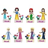 Jiego Fairy Tales Snow White/mermaid/jasmine Princess Minifigure Building Block Model Action Figure Toys Compatible with Lego