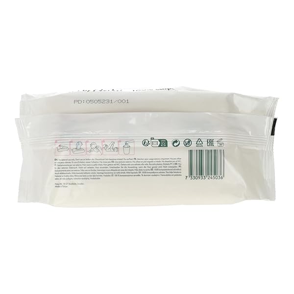 ECO BY NATY SENSITIVE WIPES WITH ALOE VERA, PACK OF 56