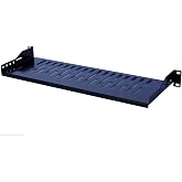 Raising Electronics Server Shelf Cantilever Tray Vented Shelves Rack Mount 19 Inch 1U 6Inch (150mm) Deep