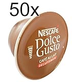 50 x Nescafe Dolce Gusto Café Au Lait Decaffeinated- Coffee Capsules