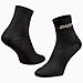 ZaTech Plantar Fasciitis Sock, Compression Socks (Black, Medium)