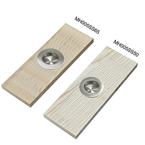 Probrico Recessed Stainless Steel Flush Pull Handle, Round, Small - Thumbnail 6