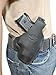 New Barsony Black Leather Concealment Pancake Holster for Compact 9mm 40 45 Pistols