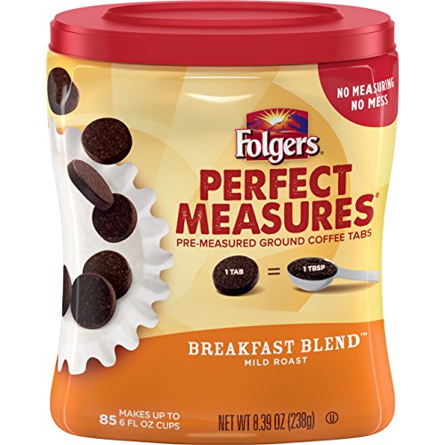 Coffee Folgers Perfect Measures Black Silk Coffee, PreMeasured Ground