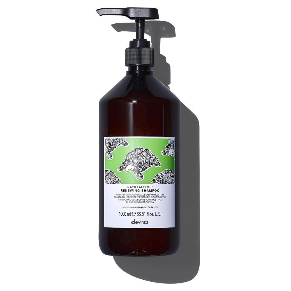 Davines Natural Tech Renewing Shampoo (1000ml/33.81oz, For All Scalp and Hair Types)
