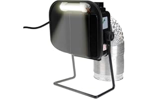 Aoyue 486+ Fume Extractor and Smoke Absorber Fan with Exhaust hose and light