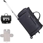 Rolling Garment Bag for Travel. Garment Duffle Bag Luggage Suit for Men and Women. Garment Bag with Wheels