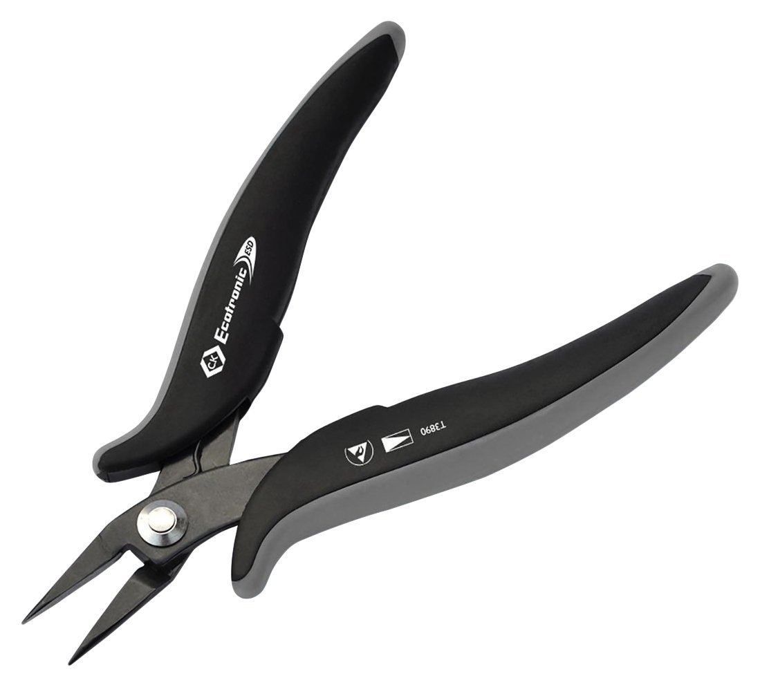 C.K T3890 Ecotronic ESD Short Snipe Nose Pliers