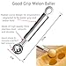 Melon Baller Scoop Wenscha Good Grip Fruit Baller Scooper for Ice Cream Fruit Salad Meat
