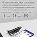 PinPle Smart Bluetooth Translator Earbuds Wireless Translation Device Intelligent Headset Instant Portable Translator Suit to Andriod & iOS System Real Time Translator