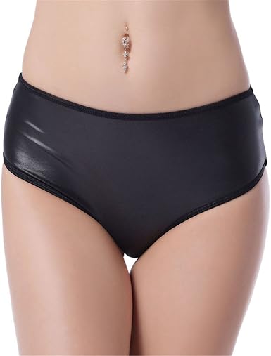 faux leather panties