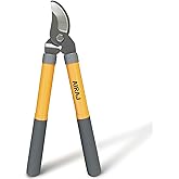 AIRAJ Bypass Loppers for Gardening | 16 Inch Garden Shears | SK5 High Carbon Steel Blade | Plants, Flowers and Tree Trimmer | Pruning Shears | Branch Cutter | Garden Loppers | Cutting 1.5” MAX