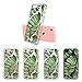 MOSNOVO iPhone SE 2020 Case, iPhone 8 Case, iPhone 7 Case, iPhone 7 Case Clear, Tropical Banana Leaves Clear Design Back Case with TPU Bumper Case Cover for iPhone 7 / iPhone 8 / iPhone SE 2020