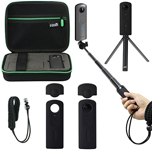 Eeekit all in one accessory kit for ricoh theta v 360 c…