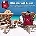 Red Suricata Mesh Beach Bag Cooler - Beach Tote with Leak-proof Rigid Cooler – Beach Bags for Women & Men (Red)