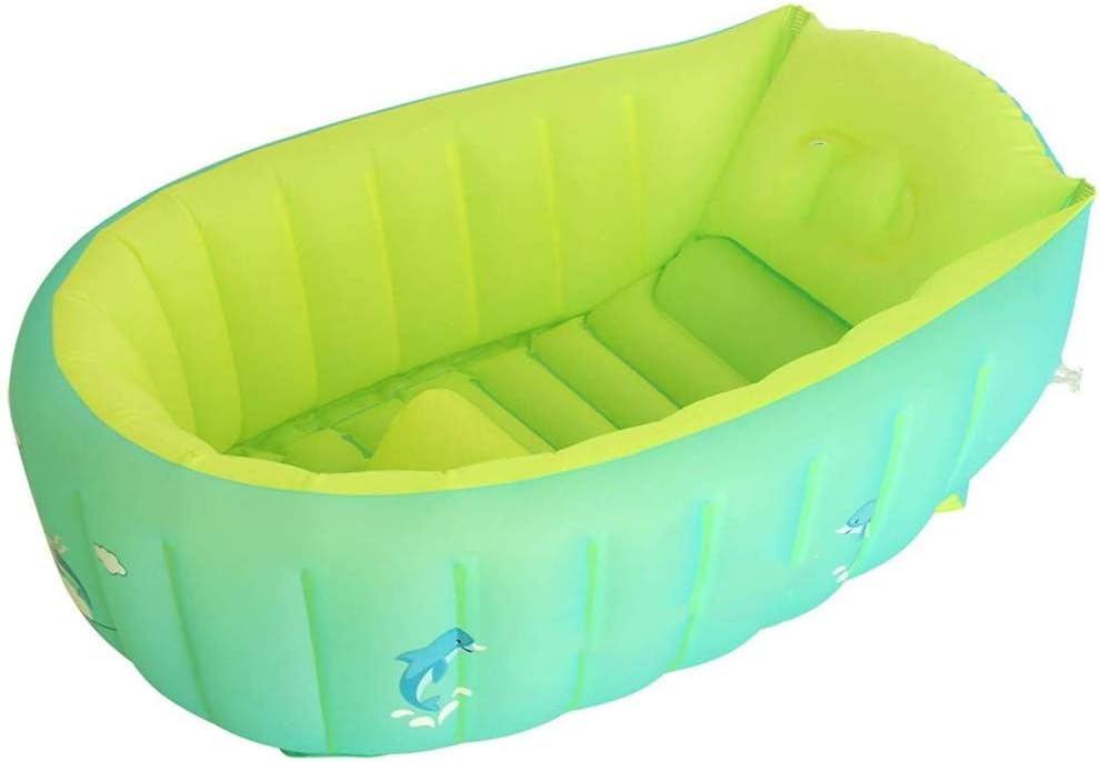 ZQY Inflatable Baby Bathtub AntiSkid Toddler Bath Seat