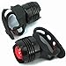Waterproof Ultra Bright Bicycle Rear Tail Light Red Flashing Light Bicycle Safety Warning Rear Lamp with Aluminium Alloy ,Easy to Install