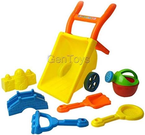 Kids Children Sand Beach Outdoor Playing Toys Set Wheelbarrow - Random Color