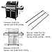 onlyfire Stainless Steel Burner Tube Set Fits for Weber Genesis 300 Series Grills (2008-2010), 34-1/4