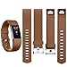 Geak Fitbit Charge 2 Bands, Special edition Replacement bands for Fitbit Charge2, Large,Coffee