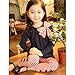 Asherangel 2pcs Baby Girls Bowknot T-shirt Top+pants Leggings Trousers Outfit Navy 6T