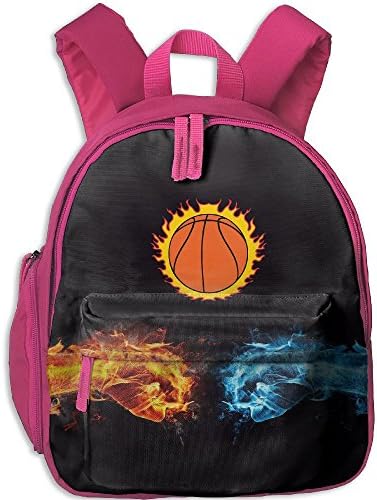 Power Basketball 3D Printed Child Schoolbag Portable Bookbag School Bag Backpacks For Youth Girls Boy Pink