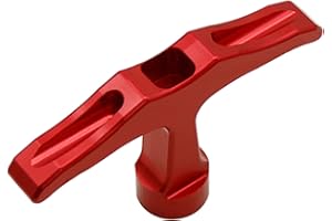 FLMLF Alloy CNC Pull Starter Handle for Zenoah CY Rovan TSRC Engine for 1/5 Hpi Rofun Km Baja Lois 5ive-T FG GoPed Redcat Rc Car Parts (Red)