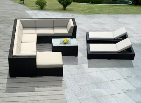 Amazon Com Genuine Ohana Outdoor Sectional Sofa And Chaise